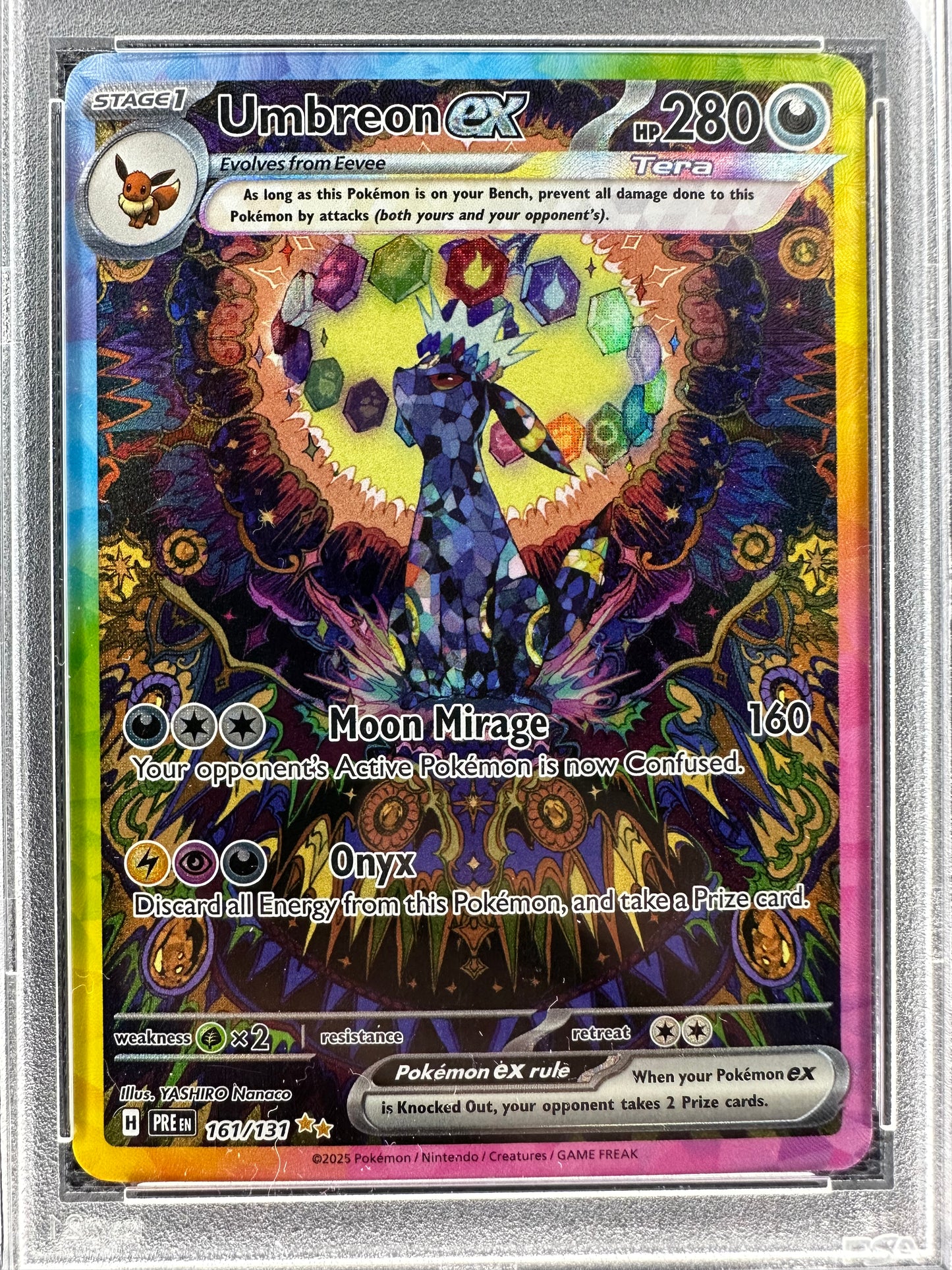 PSA 9 Prismatic Evolutions Umbreon Alt