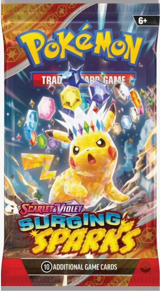 Surging Sparks Booster Pack (10 Cards)